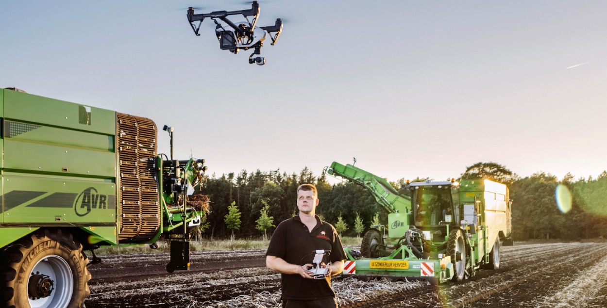Using drones to maximise potato production